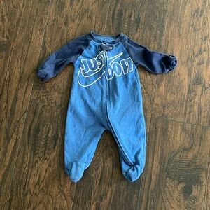Nike onesie footed onesie 3 months